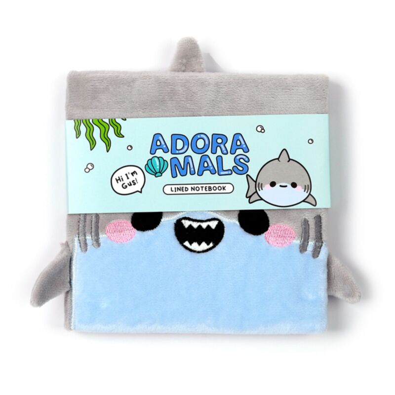 Adoramals shark fluffy notesbog