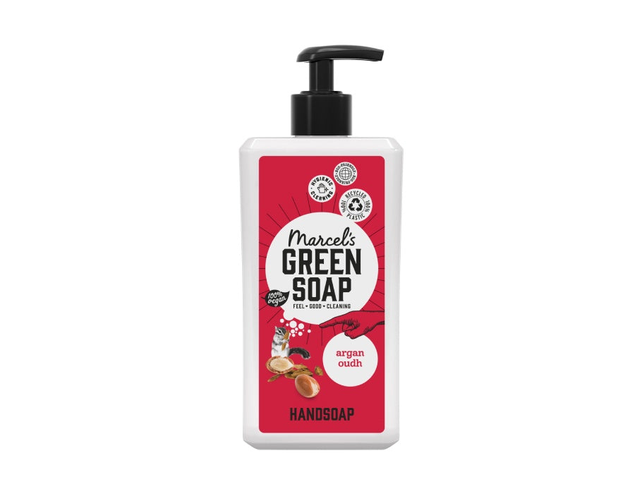 Marcels grøn sæbe håndsæbe argan oudh 500ml