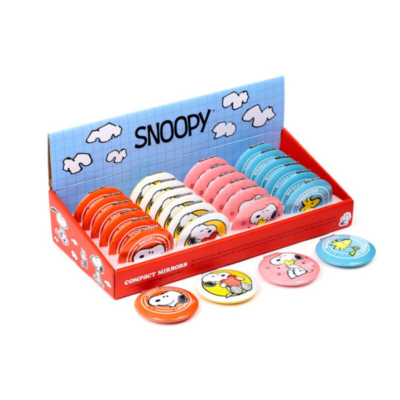 Union peanuts snoopy woodstock kompakt makeup spejl -
