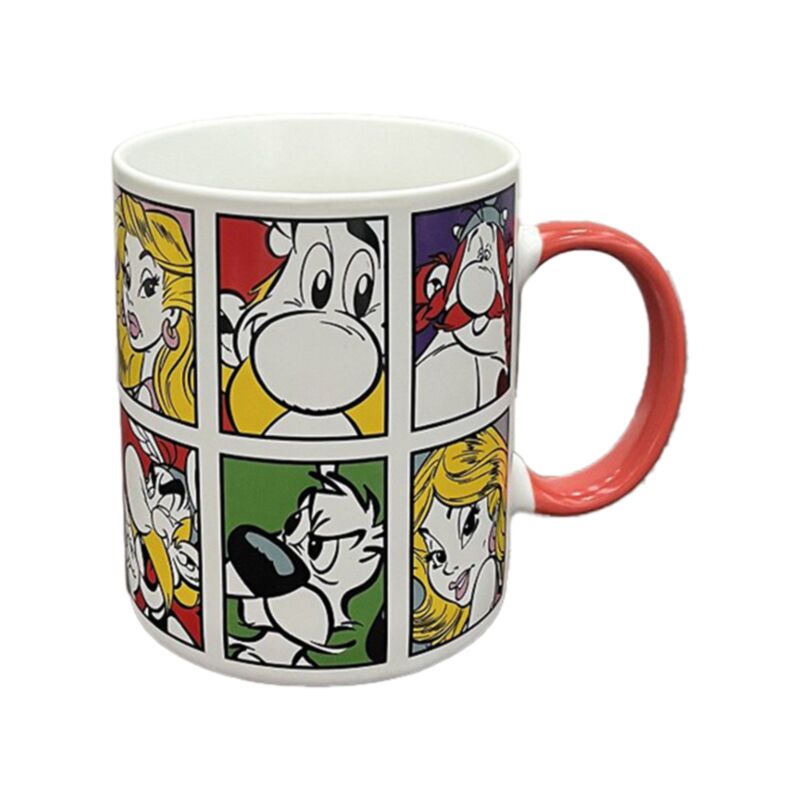 Asterix portrætter porcelæn krus