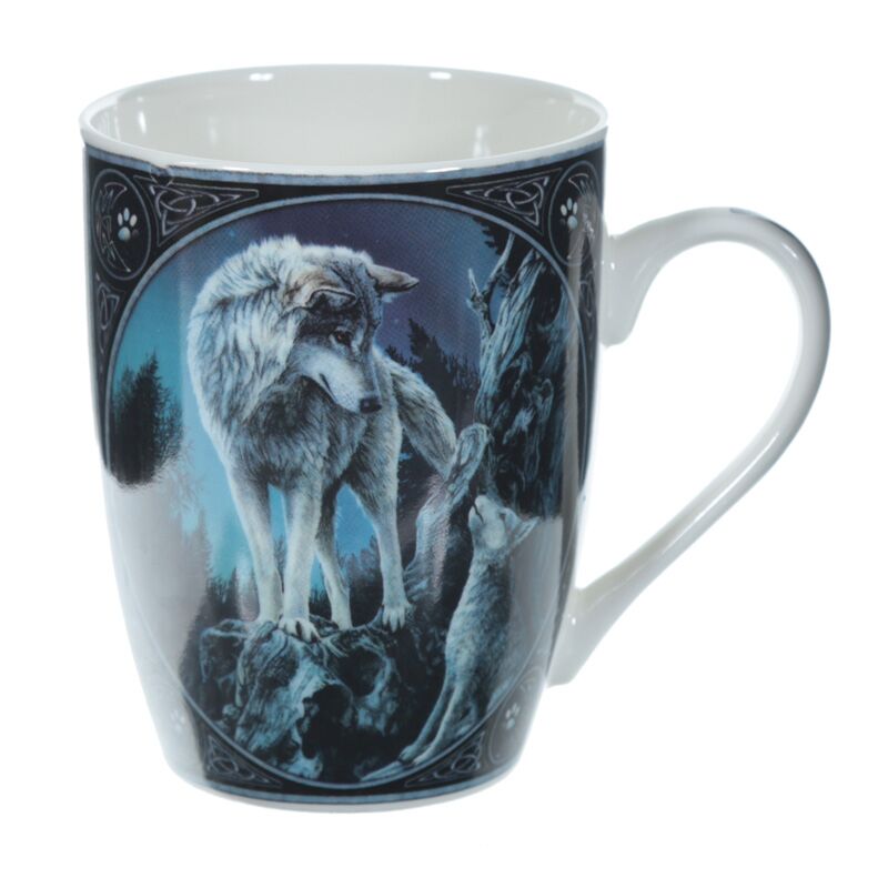 Lisa parker guide wolf porcelæn krus