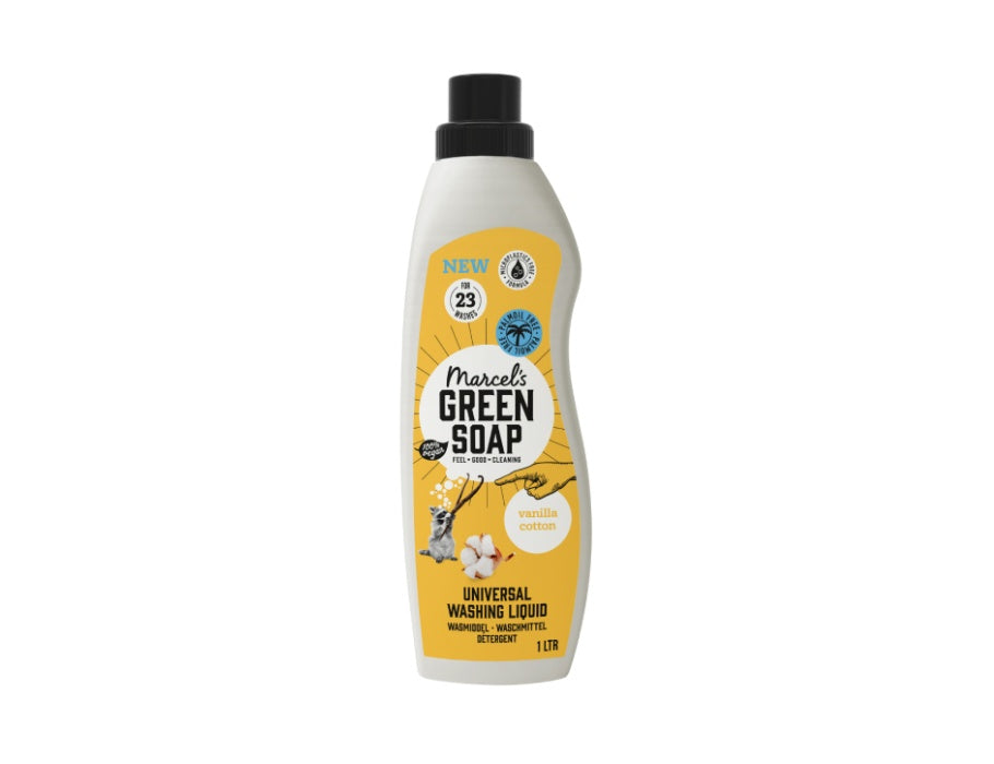 Marcel's Green Soap Detergent - Vanilla Cotton - 1 liter