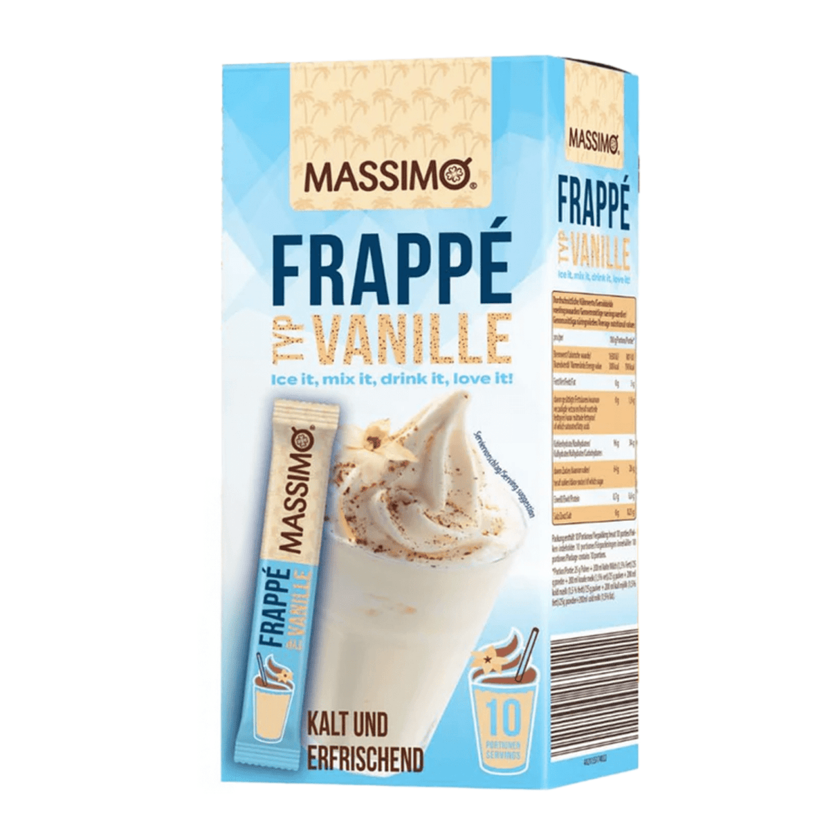 Massimo frappe vanilje (16x 250gr)