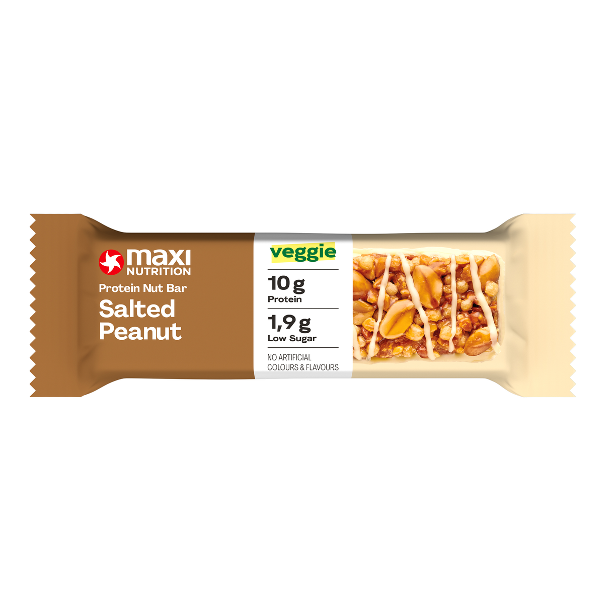 Maxi nutrition maxinutrition protein nødde bar saltet peanut (12x 46g)
