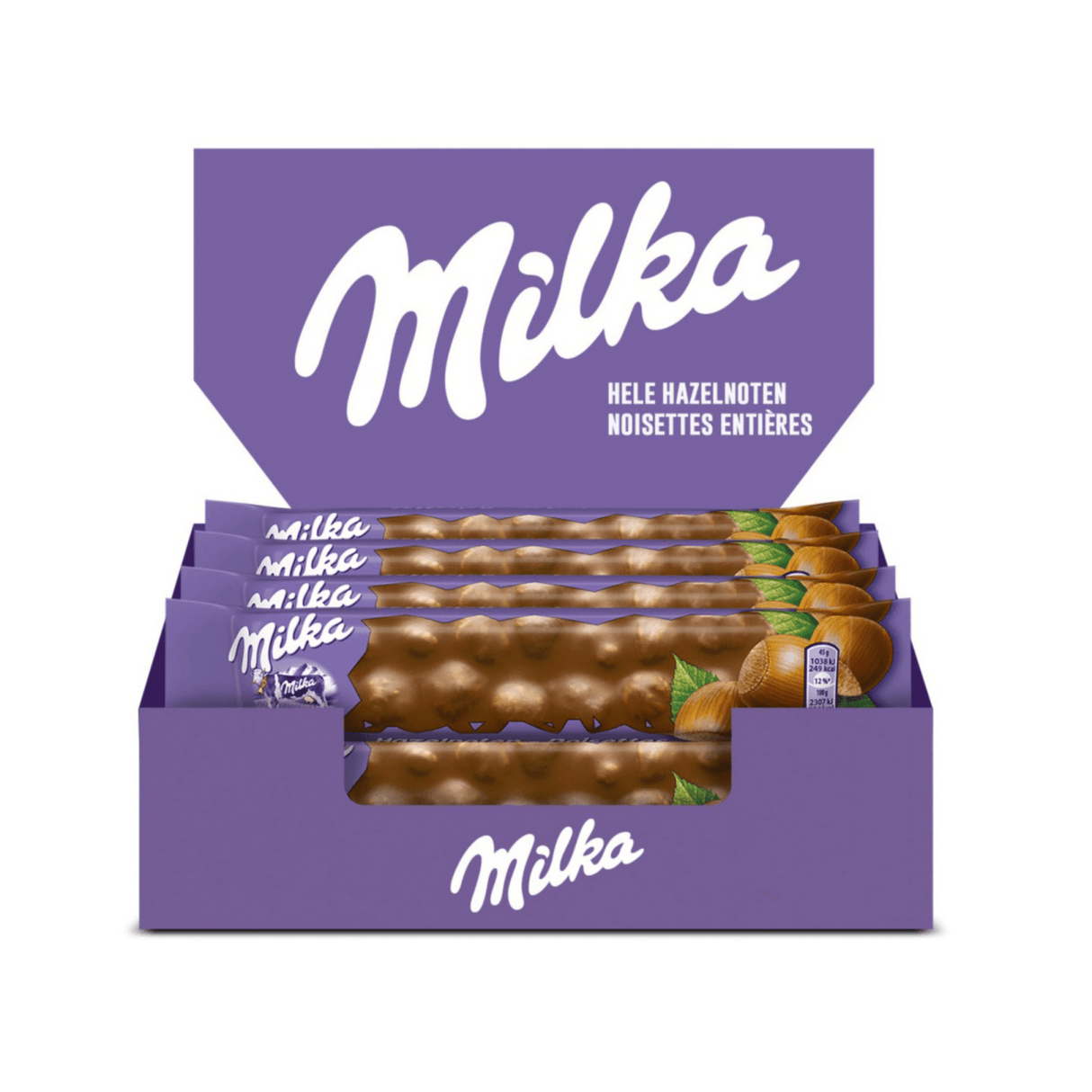 Milka bar hasselnød (30x45gr)