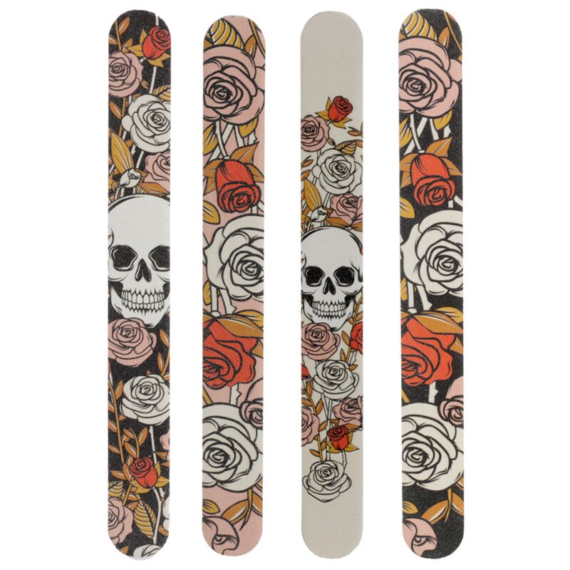 Skull roses lang neglefil