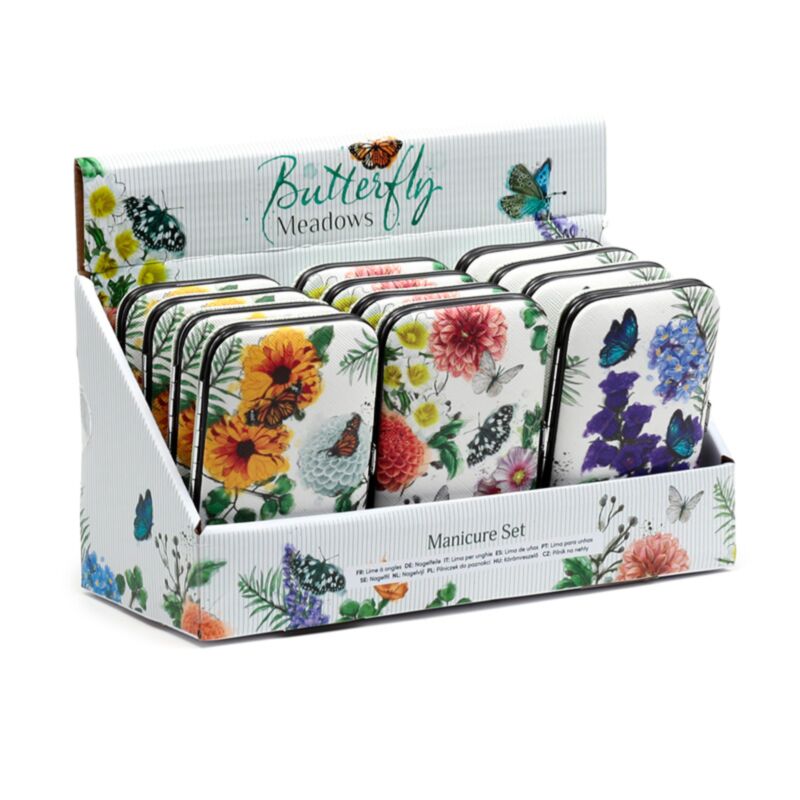 Butterfly 5-delt manicure sæt