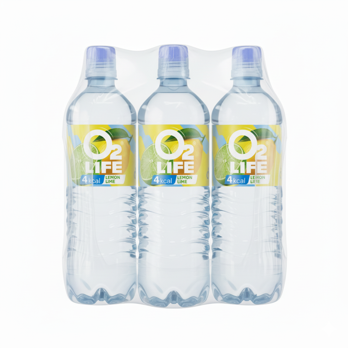 O2life blå citron lime hætte (6x 750 ml)
