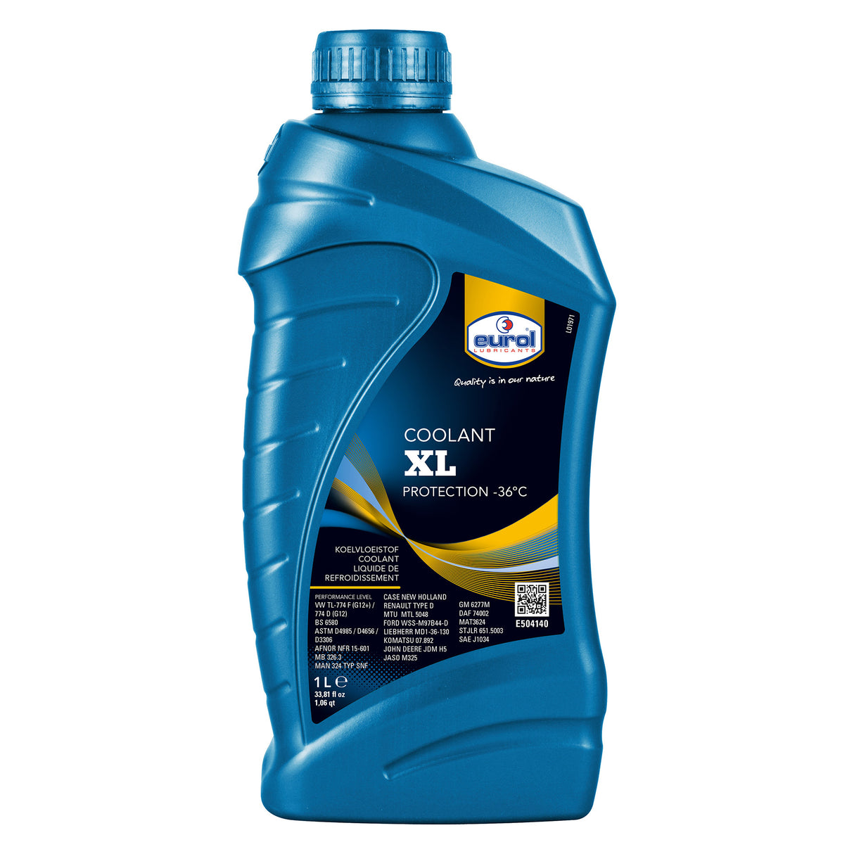 Eurol kølevæsk 1-liter XL kølemiddel -36 grader foldningsbånd TL-VW 774