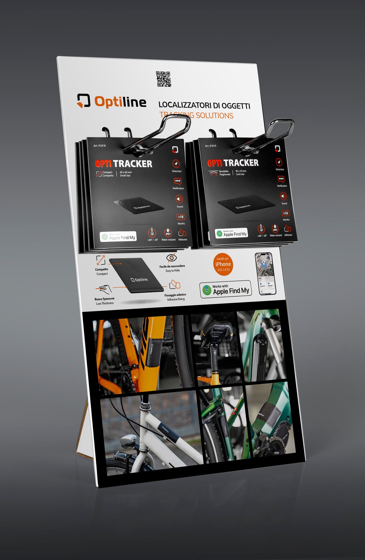 Optiline tracker tæller display komplet
