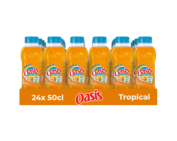 Oasis tropisk kasket (24x50cl)