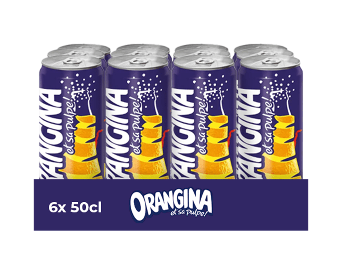 Orangina dåse (24x33cl)