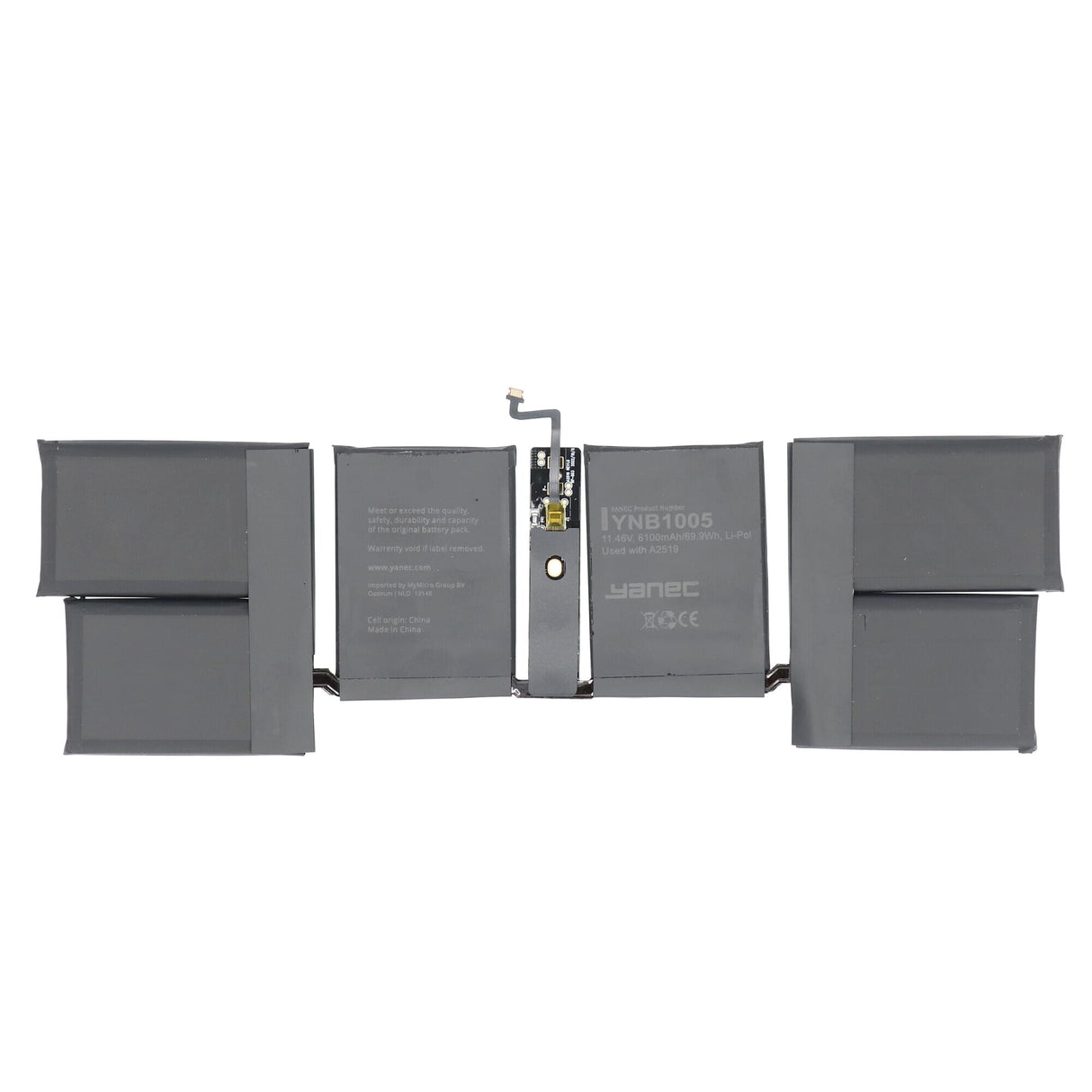 Yanec macbook batteri 6100mah