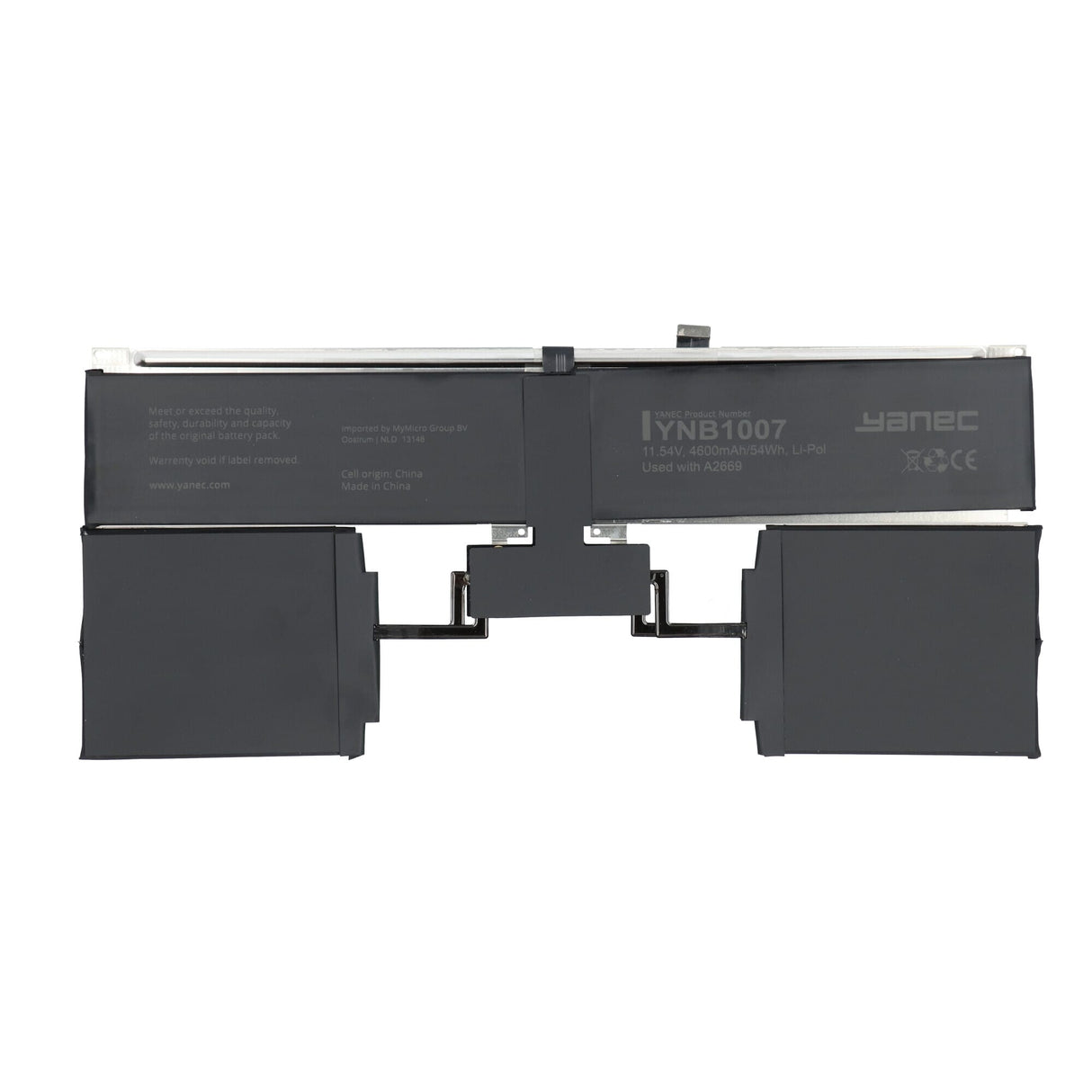 Yanec macbook batteri 4600mah