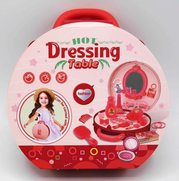 Jonotoys toiletbord, make-up bord med tilbehør 20 dele