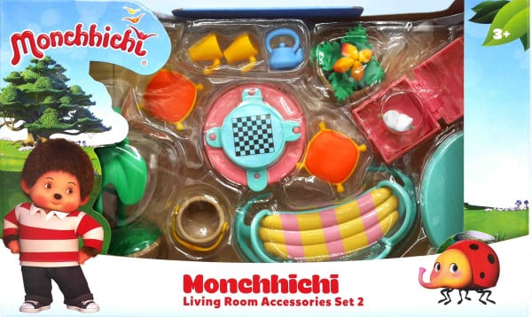 Jonotoys monchhichi stue tilbehør sæt 2
