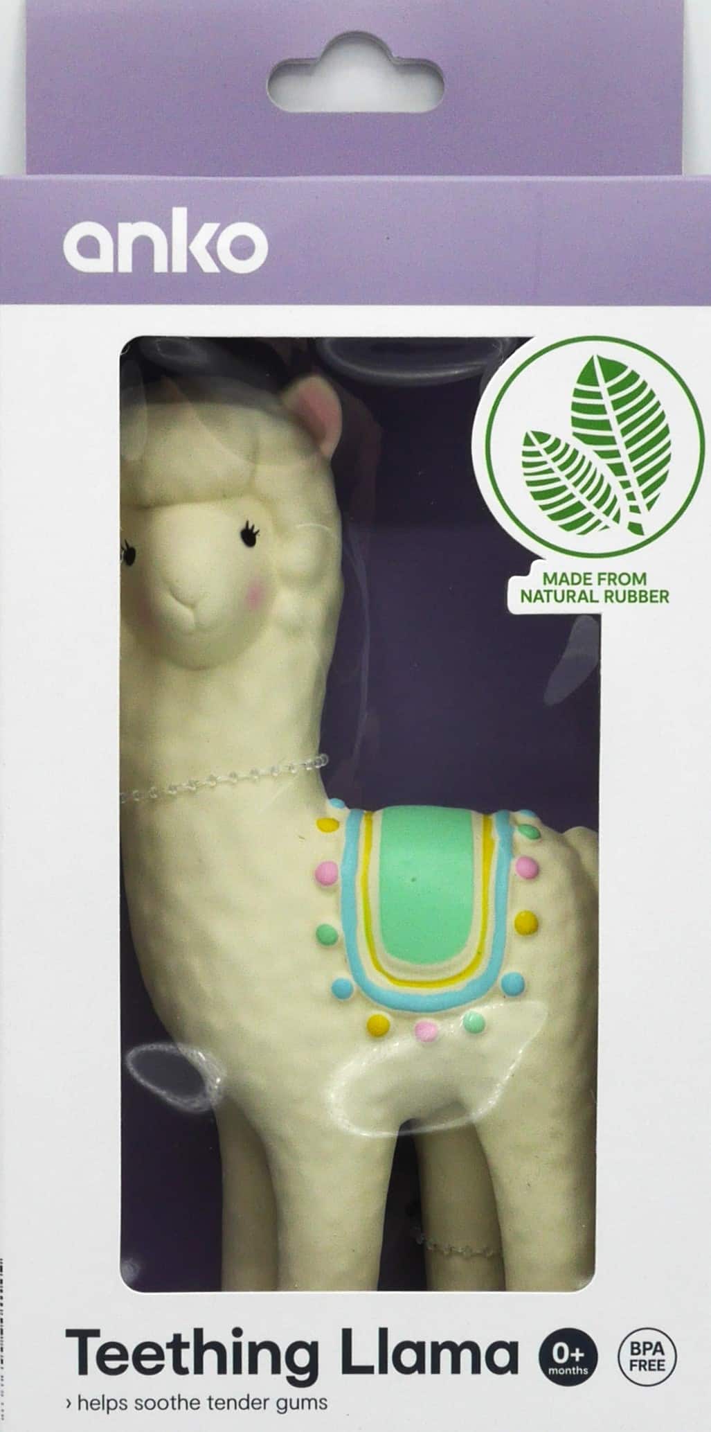 Anko – babybidering lama lavet af naturgummi