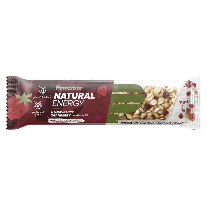 Powerbar naturlig energi korn (18 x 40gr) - jordbær tranebær