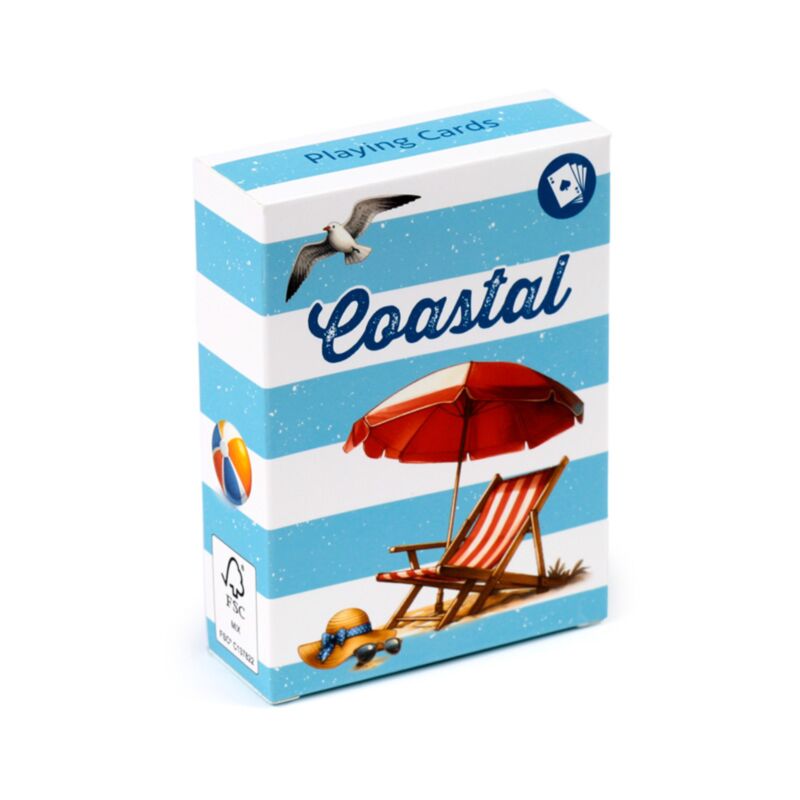 Coastal seaside spillekort kortspil