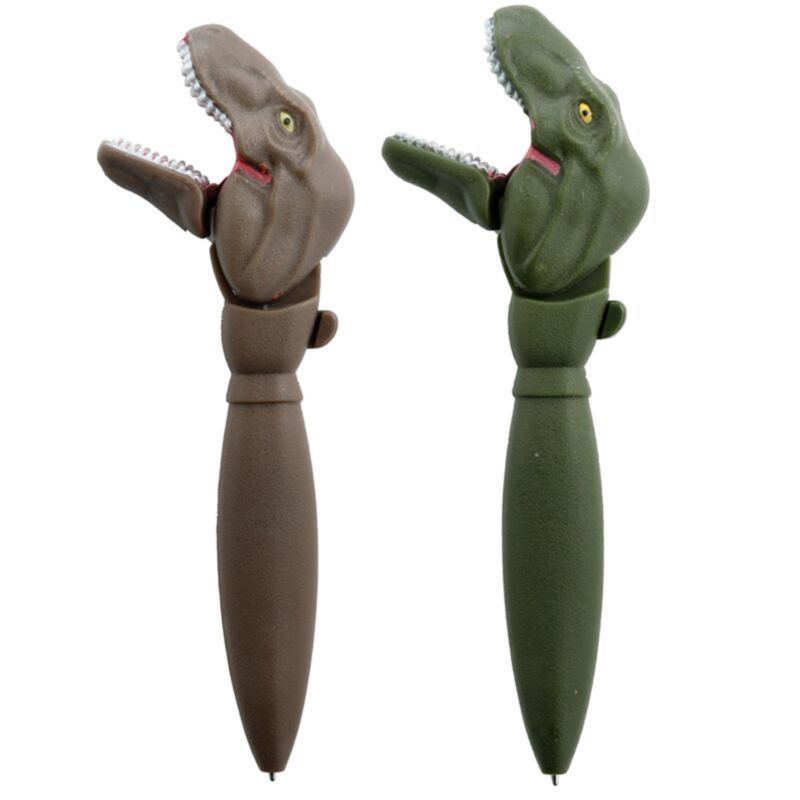 Dinosauria dinosaur plastic pen - blå