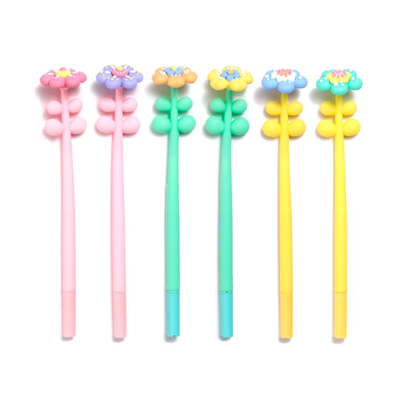Miraculous flower fineliner pen - sort