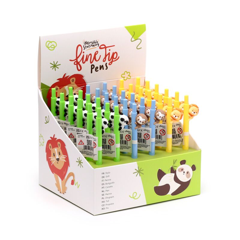 Zooniverse hug me fineliner pen - sort