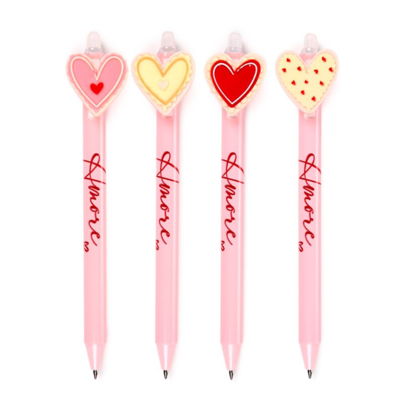 Utrolig sletbar pen amore hjerte topper