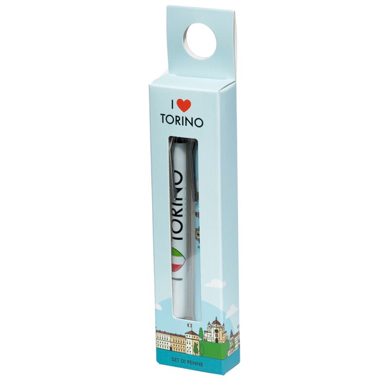 I heart torino duo pen sæt sort