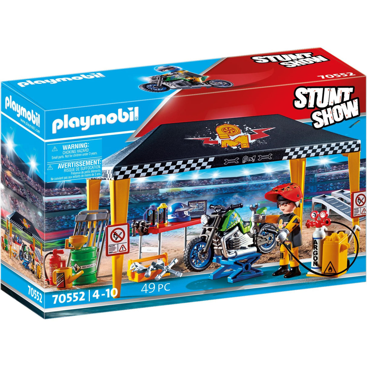 Playmobil Stuntshow Workplace Telt 70552