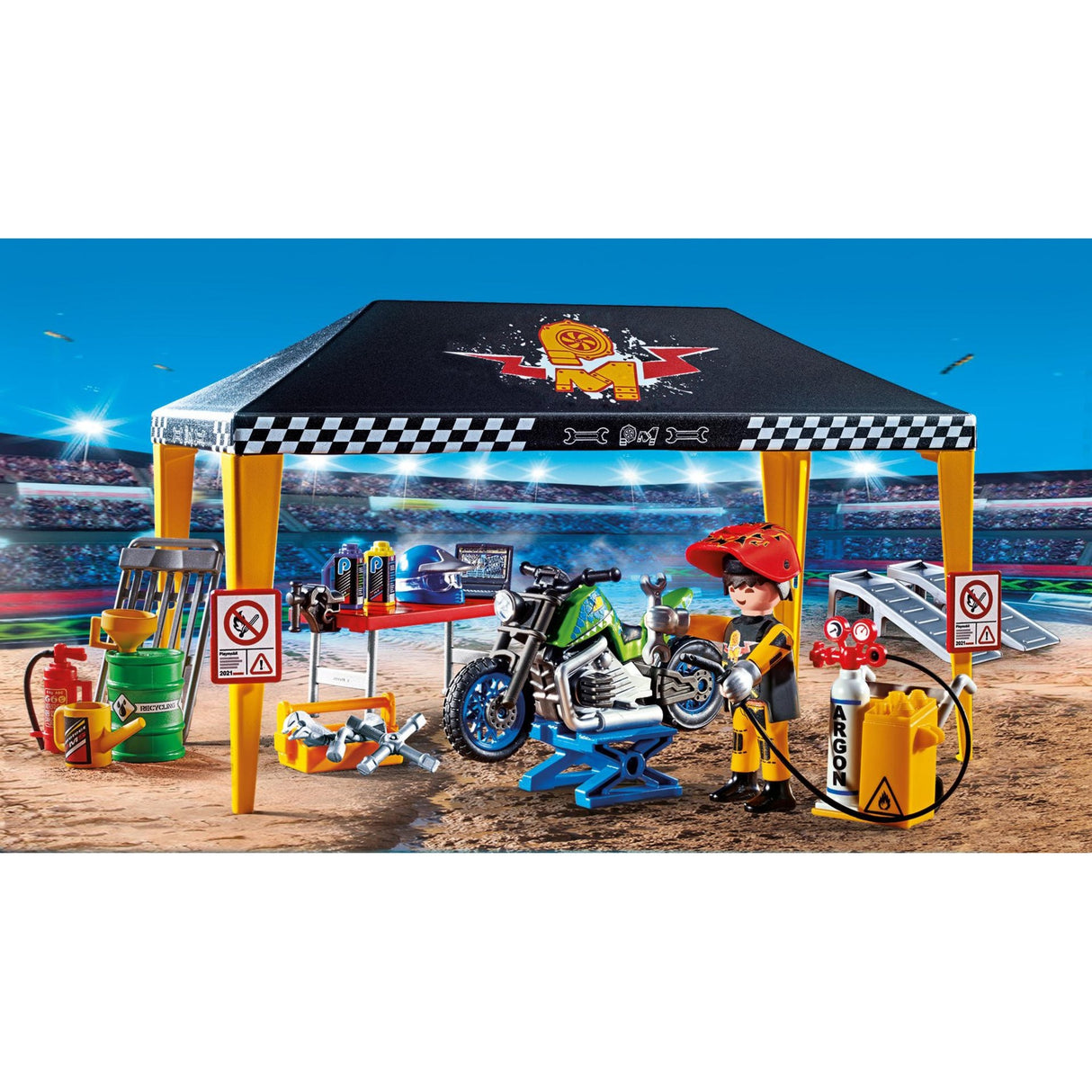 Playmobil Stuntshow Workplace Telt 70552