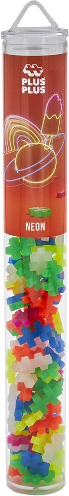 Plus plus rør neon plus-plus: 100 stykker (4024)