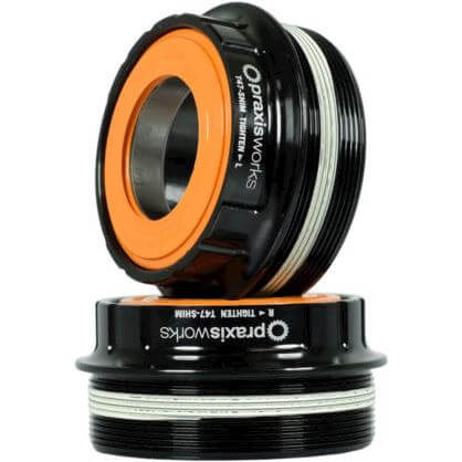 Praxis bundovertrædelsesadapter M24 Shimano T47 Road MTB 68-73mm