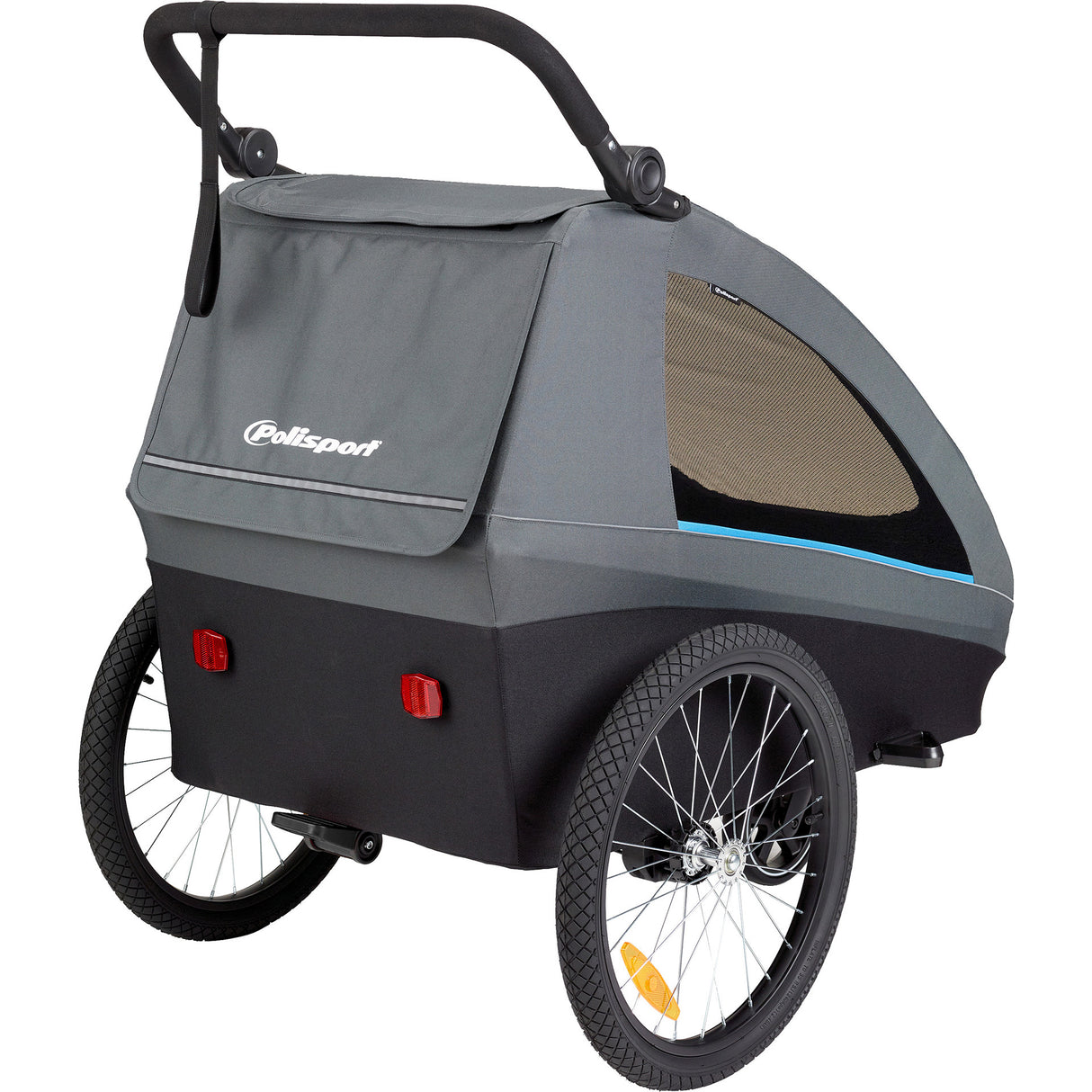 Polisport børnetrailer 20 tommer med 3. hjul