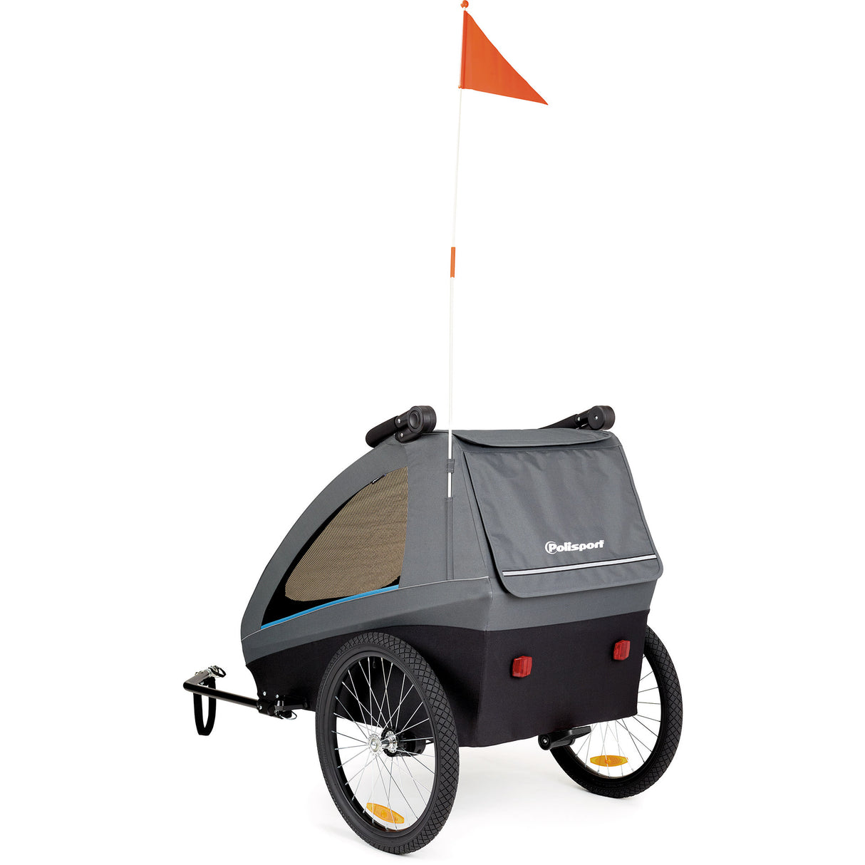 Polisport børnetrailer 20 tommer med 3. hjul