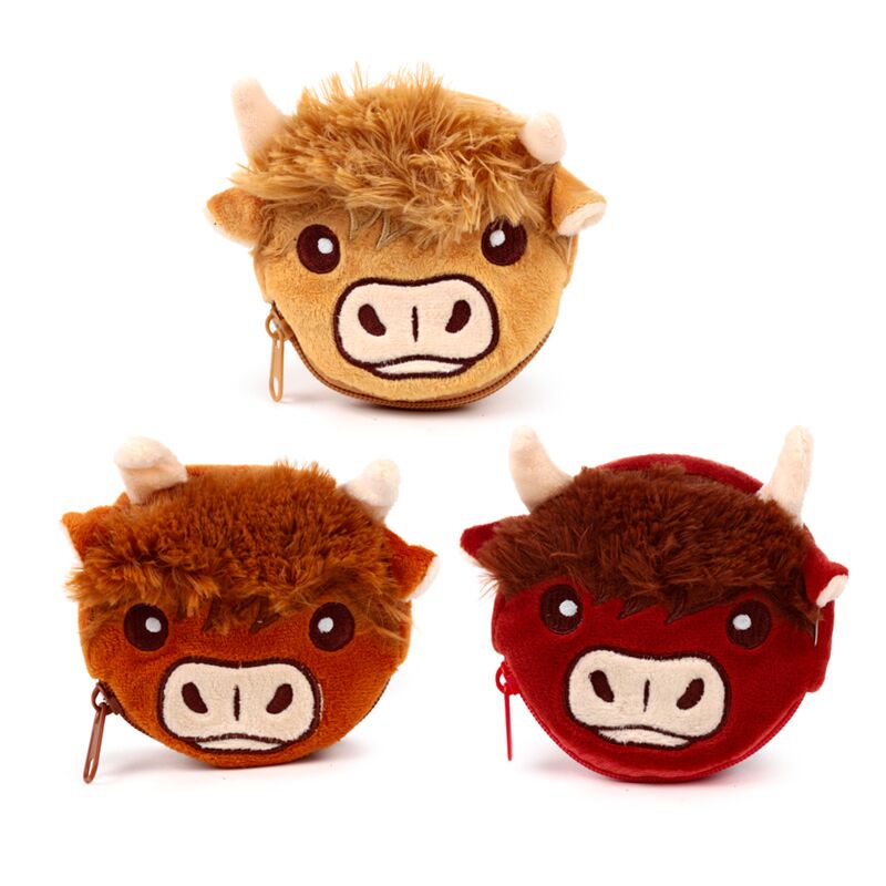 Highland coo cow mini skiftepung