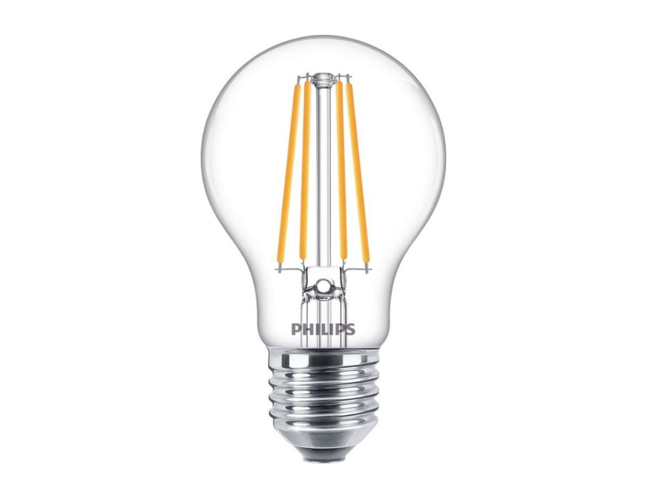 Philips LED-lampe - E27 - 1055 lm - pære - klar - 4000k