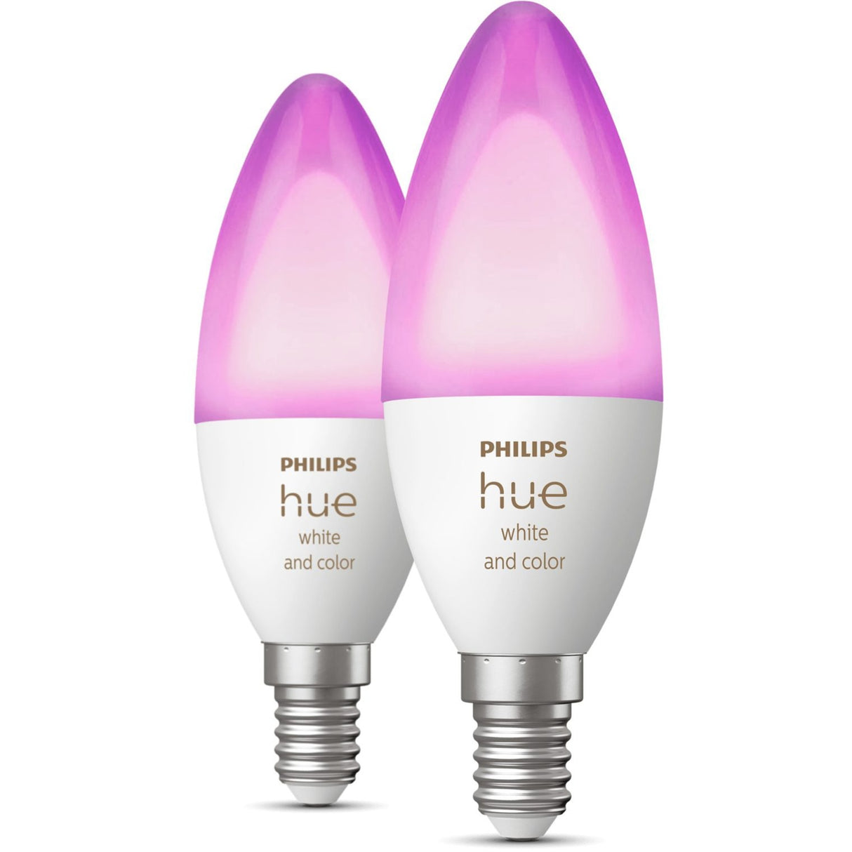 Philips Hue Hue Loose Candle Lamp E14 White Color 2-Pack