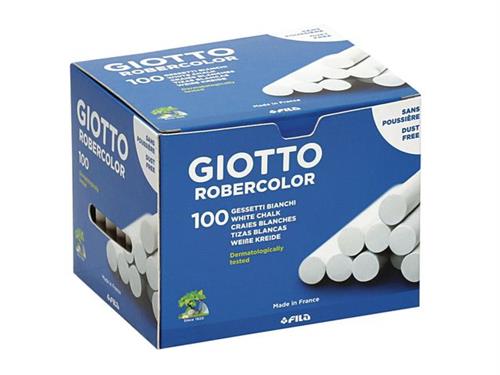 Giotto tavlekridt 100 stk hvid