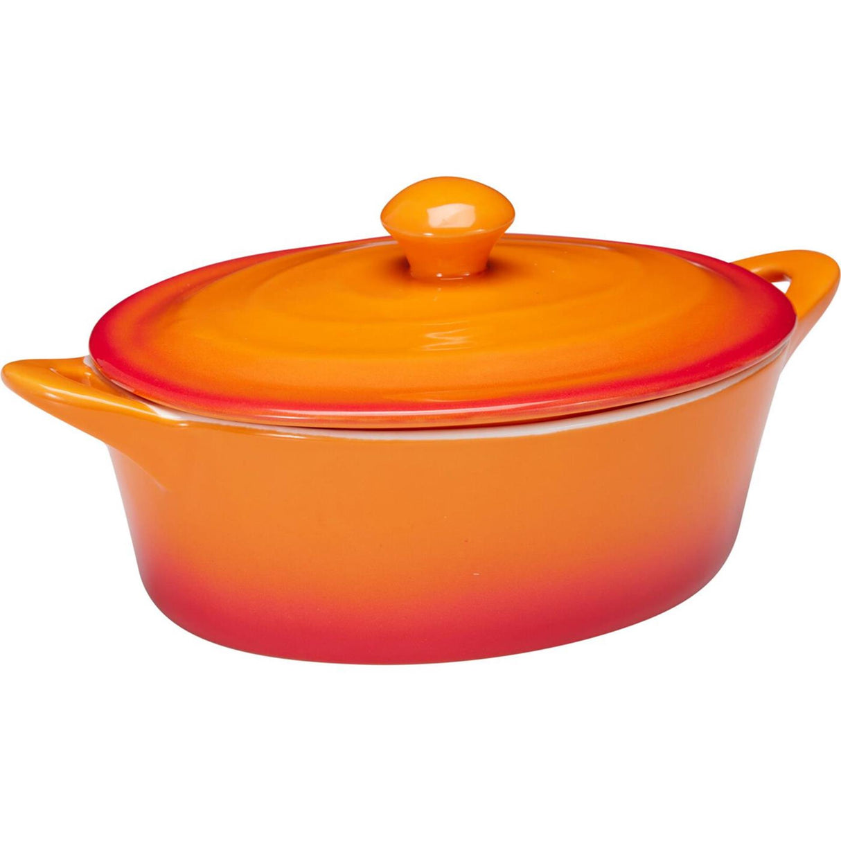 Excellent houseware stoofpan porselein met deksel 600ml