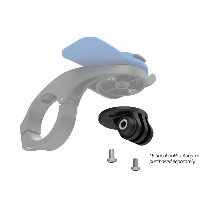 Quad lock action kamera adapter til montering på forsiden