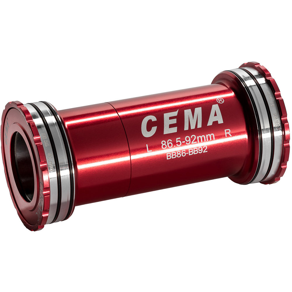 CEMA Bracketas BB86-BB92 INT. Shimano-Keramic-Red