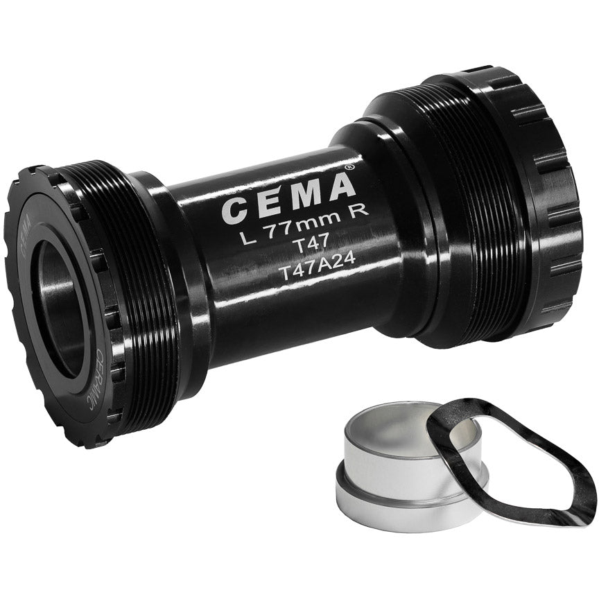 CEMA Bracketas T47A SRAM GXP Rustfrit stål sort