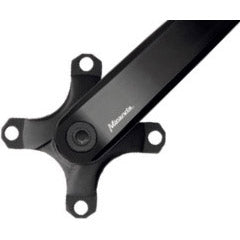 Buzaglo Miranda Delta kranksæt Z Blade BCD104 porte, 170 mm, mat sort