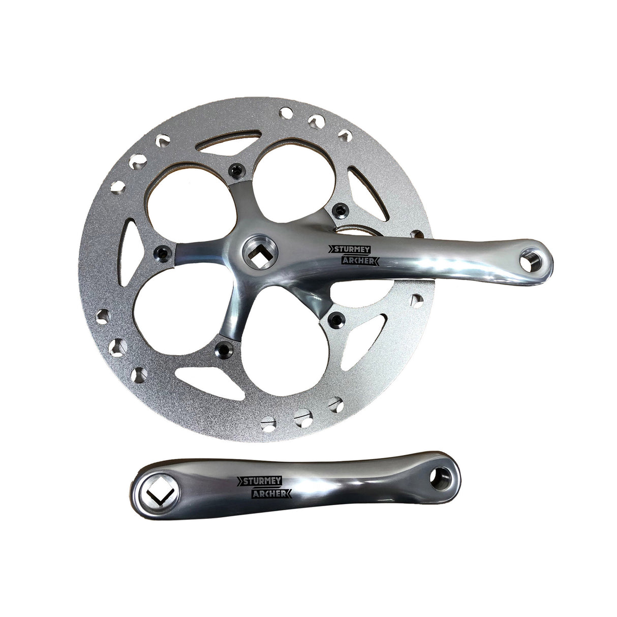 Sturmeyarcher Sturmey Archer kranksæt fcss56 56t 170mm sølv