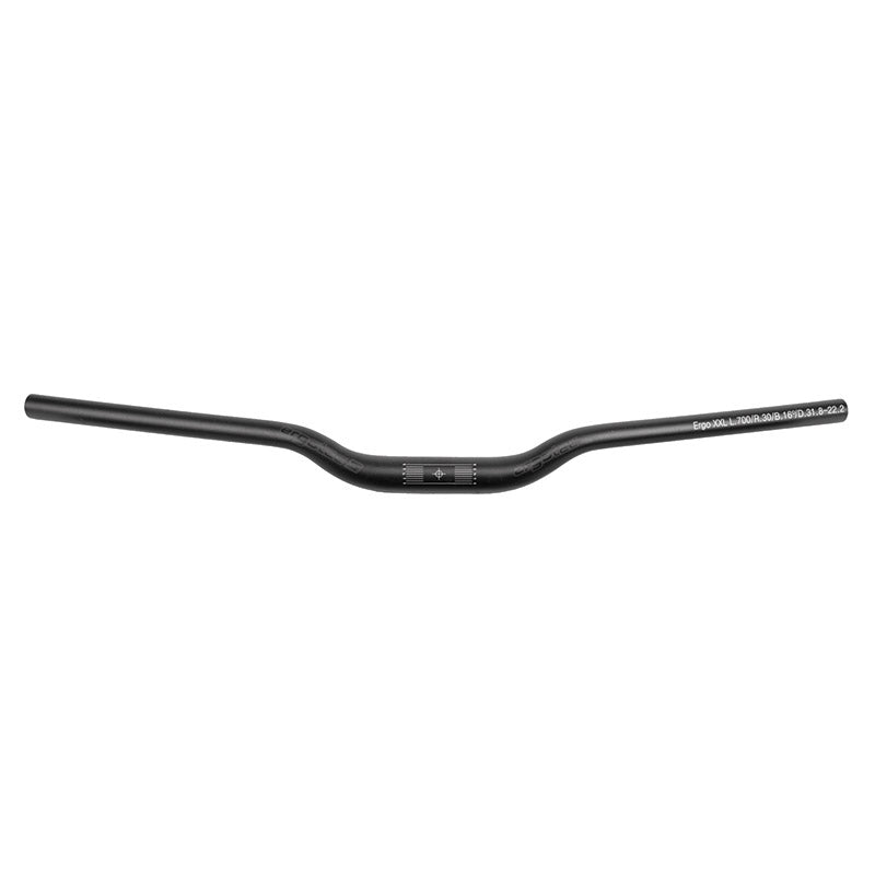 Ergotec styr ergo s 31,8 620mm mat sort