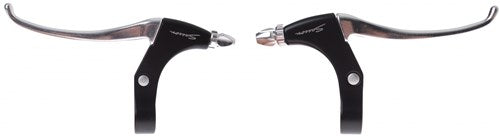 Saccon sæt bremsegreb v gripshift l+r sort aluminium