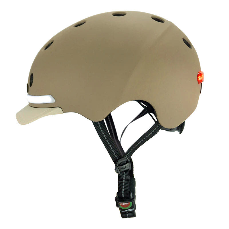 Melonhjelm med belysning E-serie Moonlight XL-XXL