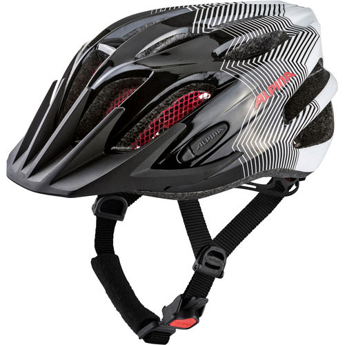 Alpina sports børnehjelm fb jr. 2,0 50-55 sort hvid rød