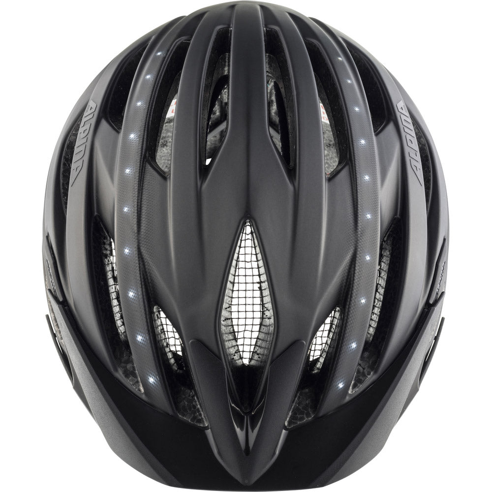 Alpina sports urban hjelm haga led 51-56 mat sort