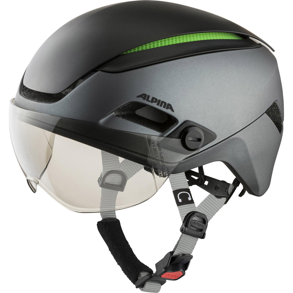 Alpina sports urban hjelm altona v 52-57 mat antracit